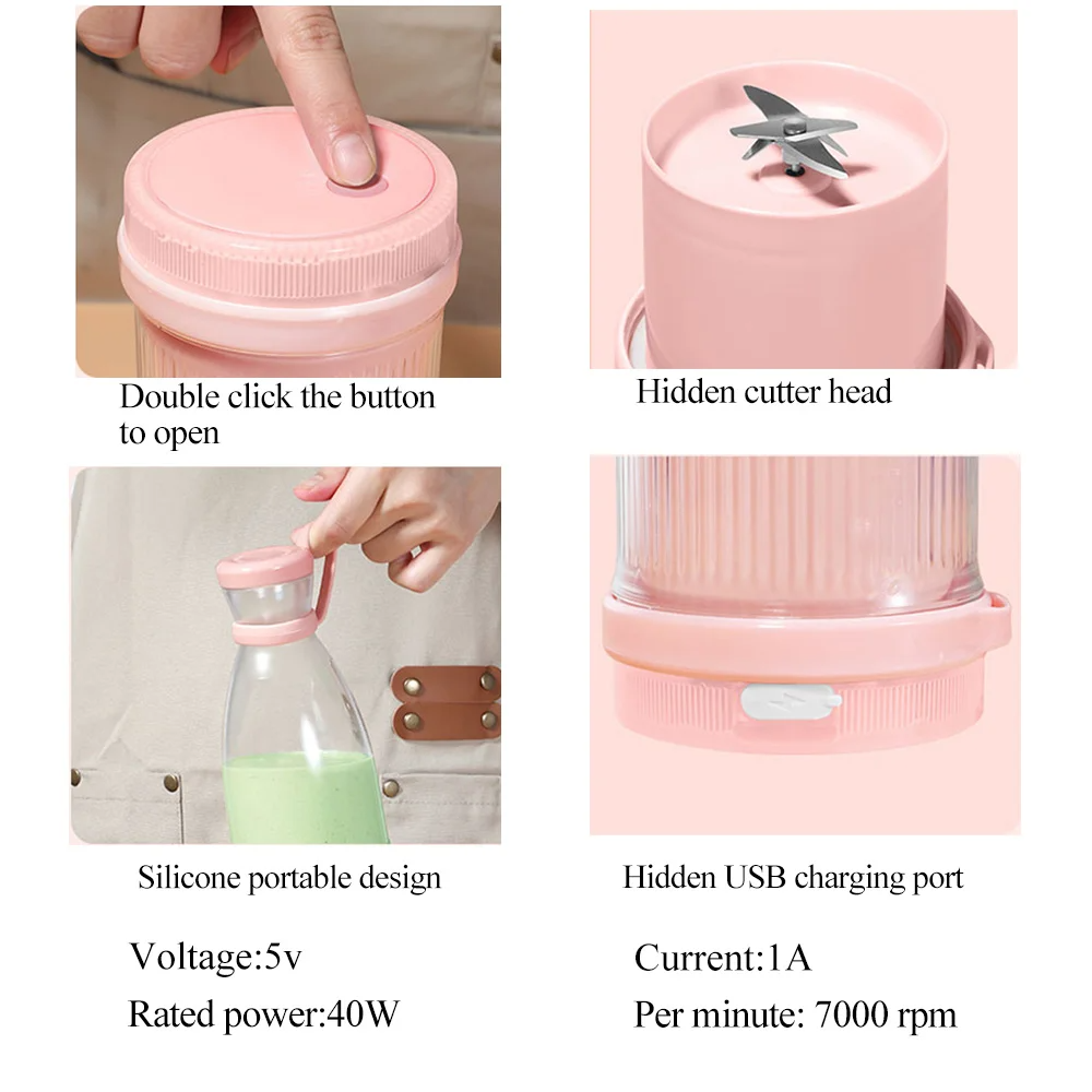 🎁Eid Day Promotion Save 60% on Bundle(02 Pcs) - Portable Blender, USB Rechargeable Mini Juicer™
