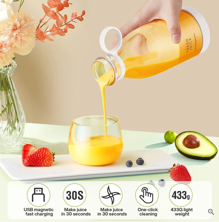 🎁Eid Day Promotion Save 60% on Bundle(02 Pcs) - Portable Blender, USB Rechargeable Mini Juicer™