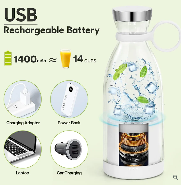 🎁Eid Day Promotion Save 60% on Bundle(02 Pcs) - Portable Blender, USB Rechargeable Mini Juicer™