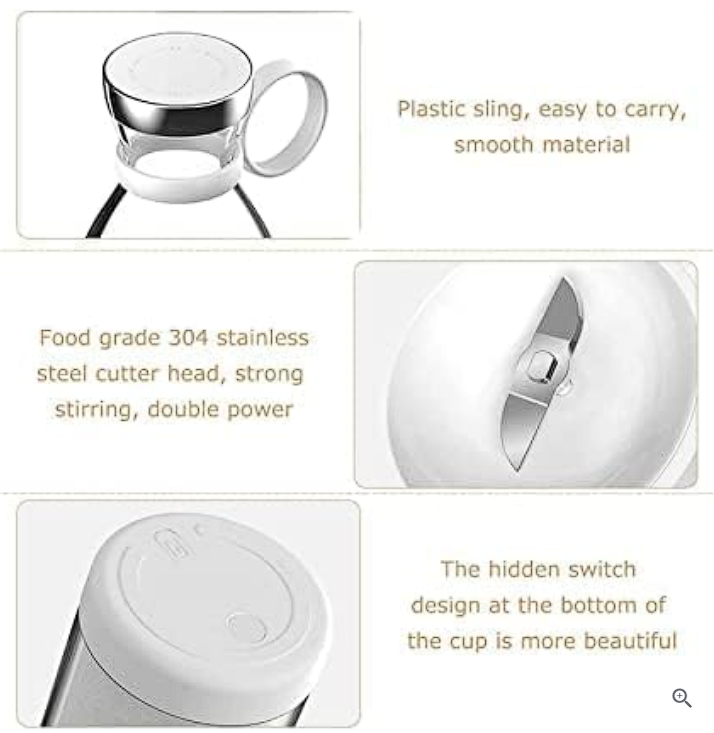🎁Eid Day Promotion Save 60% on Bundle(02 Pcs) - Portable Blender, USB Rechargeable Mini Juicer™