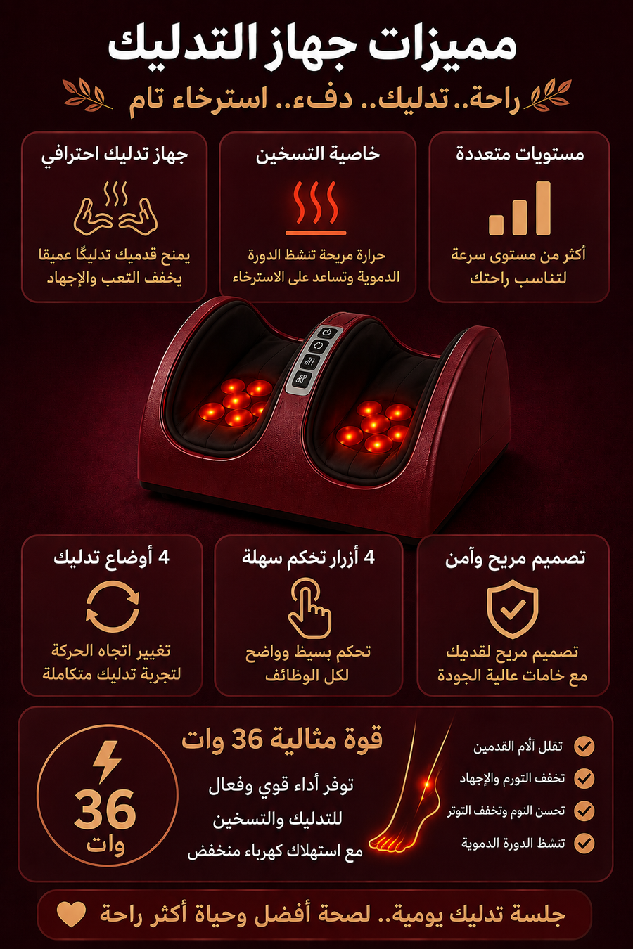 🎁Last Day Promotion Save 65% - 𝐄𝐚𝐬𝐲𝐌𝐞𝐝𝐢𝐜™ Electric Foot Massager
