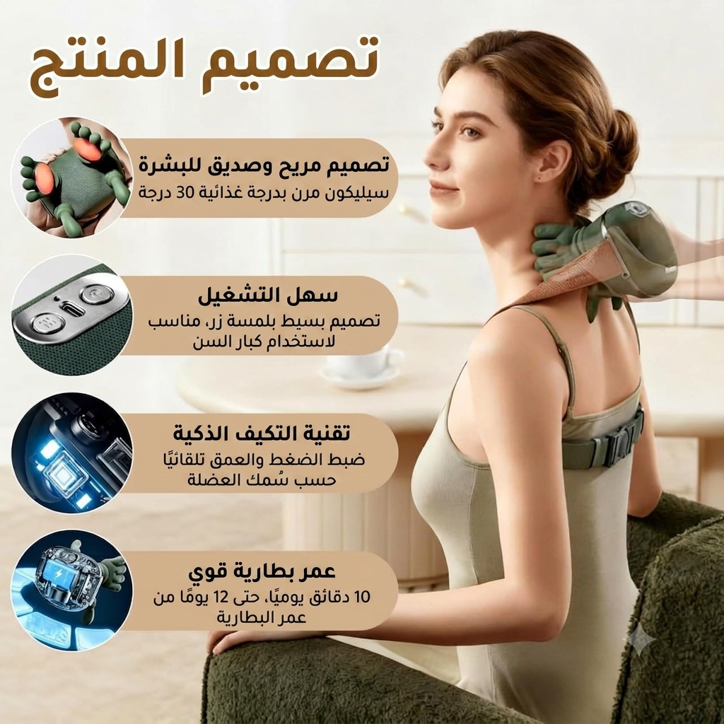Electric Cervical Hand Finger Massager جهاز مساج الأصابع