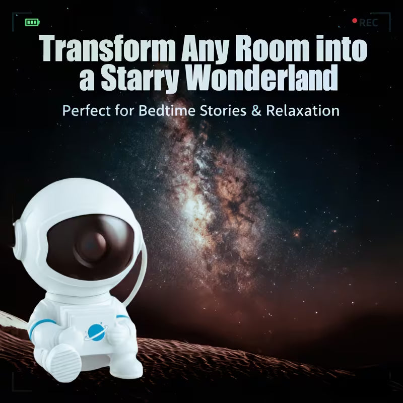 Astronaut Galaxy Projector جهاز عرض المجرة على شكل رائد فضاء
