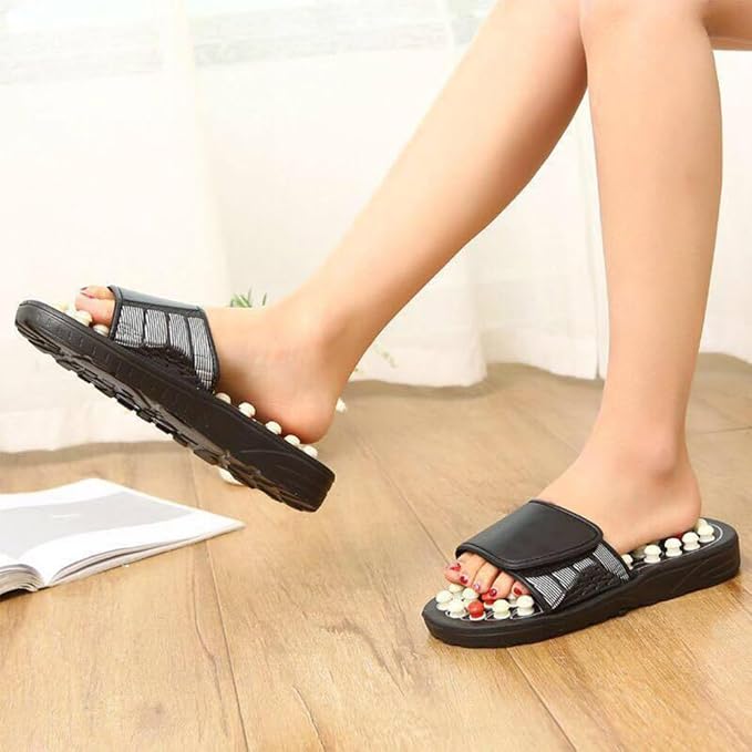 Tazweeq Foot Massage Slippers, Foot Massager, Massage Relaxation Tool for Relieving Plantar Fasciitis - 👣 مناسبة للاستخدام اليومي لفترات قصيرة للمساعدة على الاسترخاء وتنشيط القدمين.