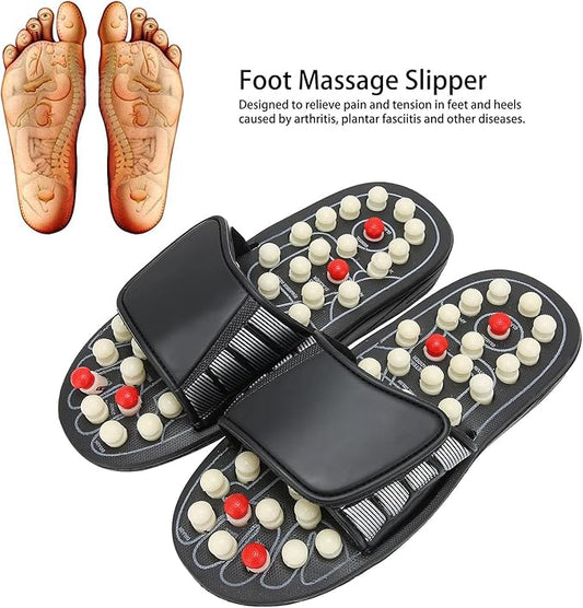 Tazweeq Foot Massage Slippers, Foot Massager, Massage Relaxation Tool for Relieving Plantar Fasciitis - 👣 مناسبة للاستخدام اليومي لفترات قصيرة للمساعدة على الاسترخاء وتنشيط القدمين.