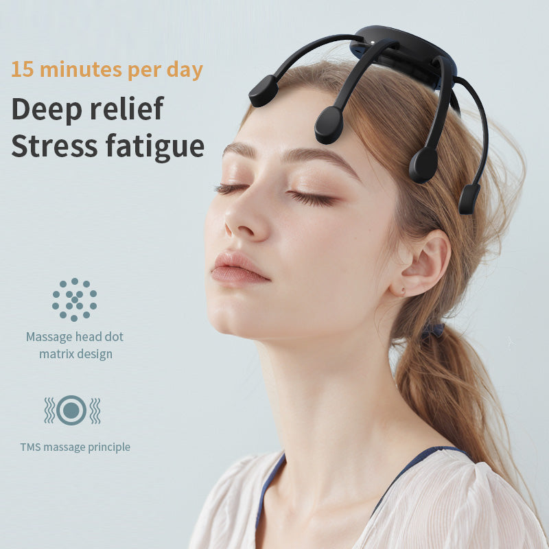 💆‍♂️✨ جهاز تدليك الرأس الكهربائي 360° – استرخاء ذكي بلمسة واحدة